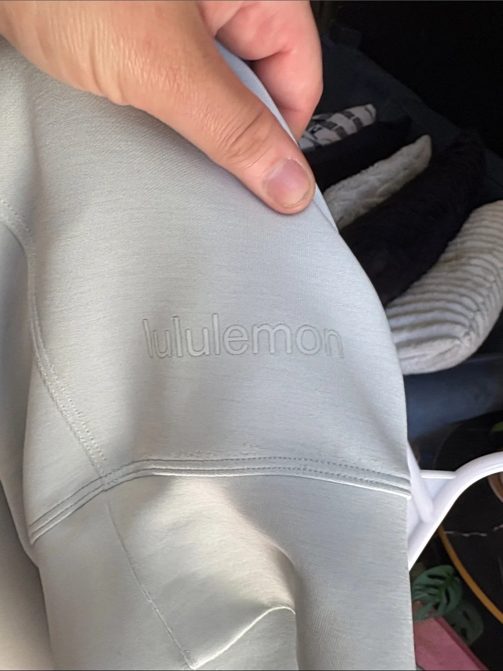 lululemon athletica Light Blue Women's Pullover Sweatshirt